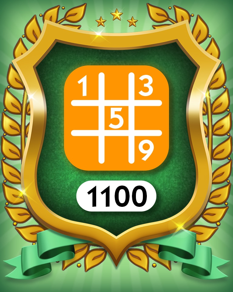 Monopoly Sudoku New York Avenue 1100 Medium Badge