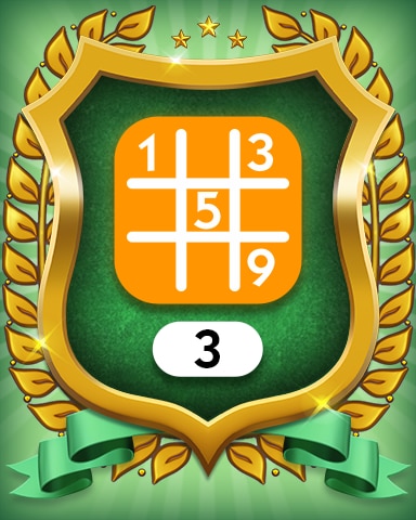 Medium 3 Badge - MONOPOLY Sudoku