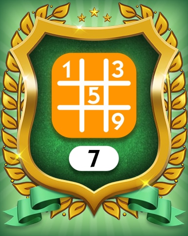Monopoly Sudoku Medium 7 Badge