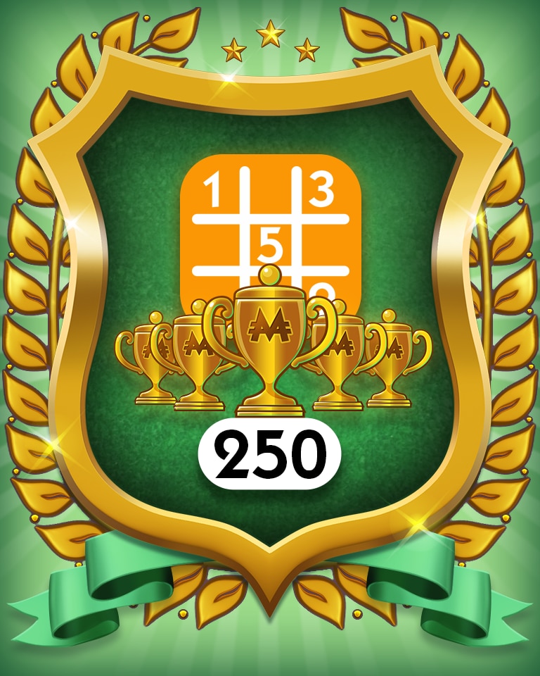 Monopoly Sudoku 5-Trophy Medium 250 Badge
