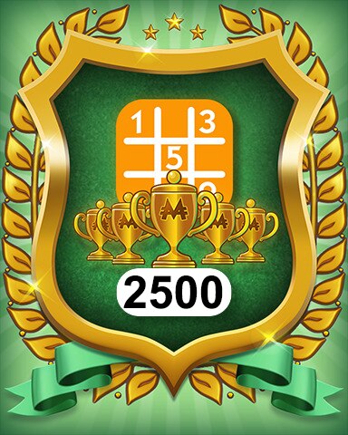 MONOPOLY Sudoku 5-Trophy Medium 2500 Badge