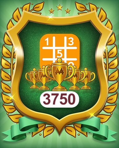 Pogo MONOPOLY Sudoku 5-Trophy Medium 3750 Badge