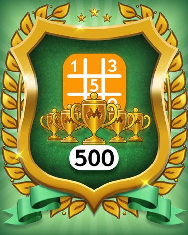 Monopoly Sudoku 5-Trophy Medium 500 Badge