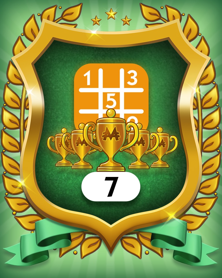 Monopoly Sudoku 5-Trophy Medium 7 Badge