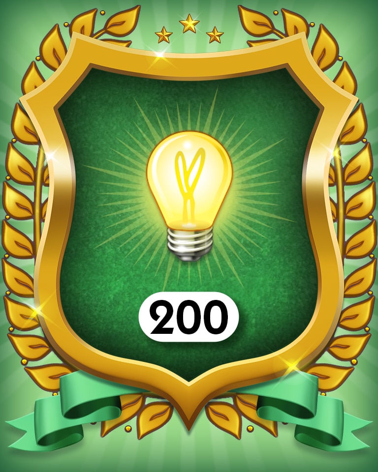 No hints 200 Badge - MONOPOLY Sudoku
