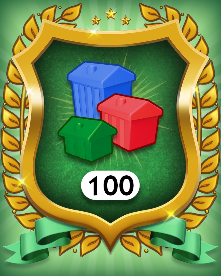 Monopoly Sudoku Property Investment 100 Badge