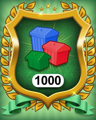 MONOPOLY Sudoku Investor 1000 Badge