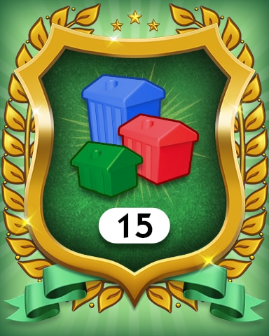 Monopoly Sudoku Property Investment 15 Badge
