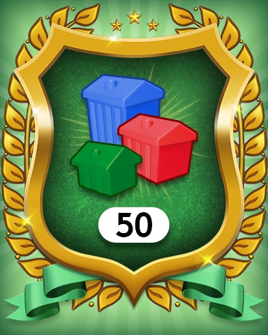 Monopoly Sudoku Property Investment 50 Badge