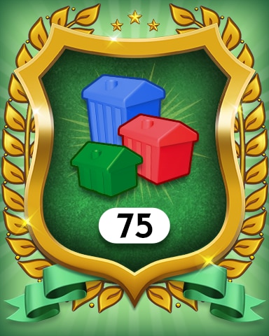 Monopoly Sudoku Property Investment 75 Badge