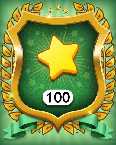 Monopoly Sudoku Stars 100 Badge