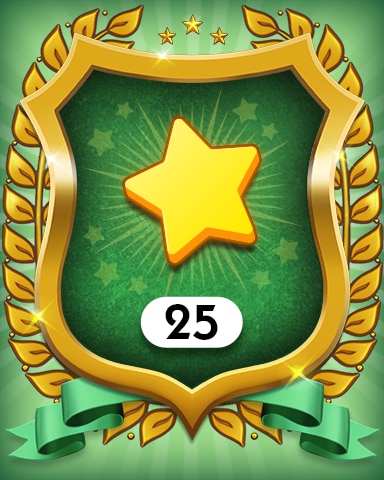 Monopoly Sudoku Stars 25 Badge