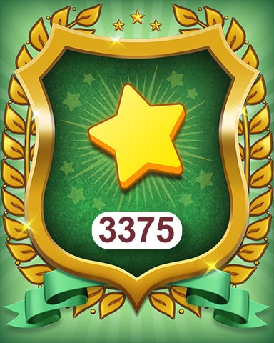 Pogo MONOPOLY Sudoku Stars 3375 Badge