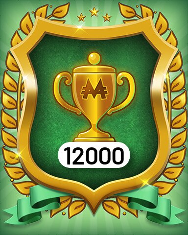 Trophy collection 12000 Badge