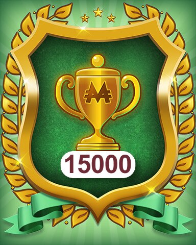 MONOPOLY Sudoku Trophy collection 15000 Badge