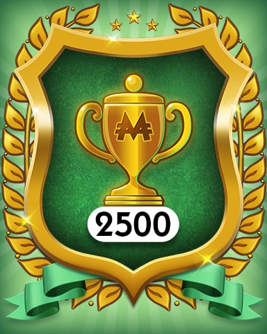 Monopoly Sudoku Trophies 2500 Badge