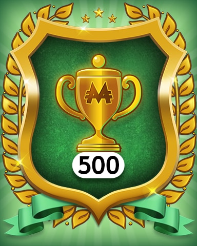 Monopoly Sudoku Trophies 500 Badge
