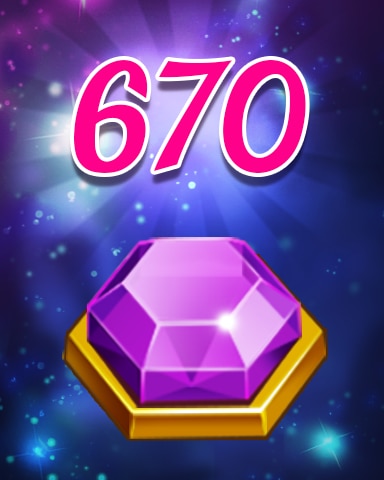 Level 670 Badge - Jewel Academy