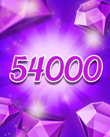 Purple Jewels 54000 Badge - Jewel Academy