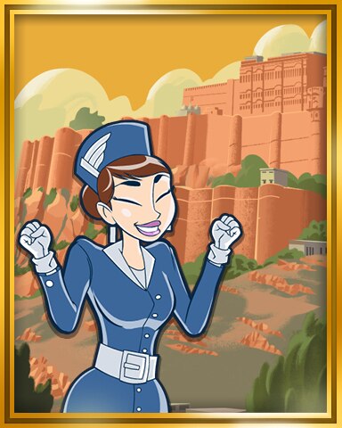 Jet Set Solitaire Rajasthan, India Extended Stay Coach Badge