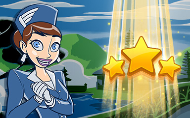 Jet Set Solitaire Bali World Class Badge