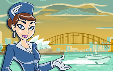 Jet Set Solitaire Sydney Coach Badge