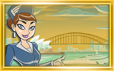 Jet Set Solitaire Sydney Extended Stay Coach Badge
