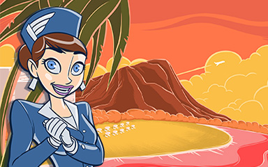 Jet Set Solitaire Honolulu Coach Badge