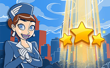Jet Set Solitaire Philadelphia World Class Badge