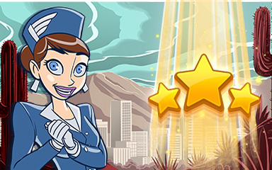 Jet Set Solitaire Phoenix World Class Badge