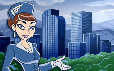 Jet Set Solitaire Denver Coach Badge