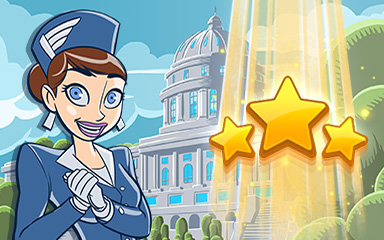 Jet Set Solitaire Washington DC World Class Badge