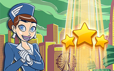 Jet Set Solitaire Hong Kong World Class Badge