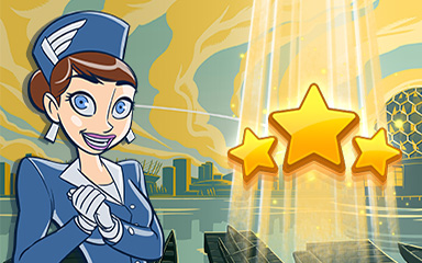 Jet Set Solitaire Vancouver World Class Badge