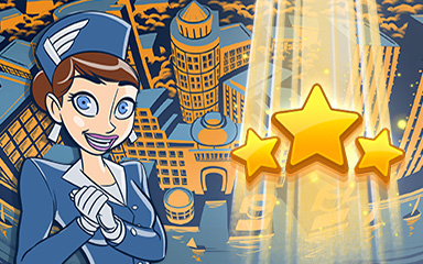 Jet Set Solitaire Boston World Class Badge