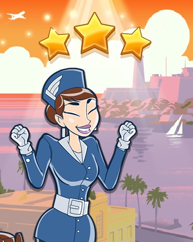 Jet Set Solitaire Havana World Class Badge