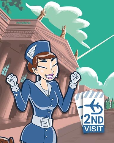 Dublin Coach Badge - Jet Set Solitaire