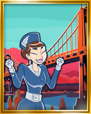 Jet Set Solitaire Portland, OR Extended Stay Coach Badge