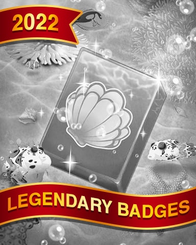 Quinn's Aquarium Shimmering Shell Legendary Badge