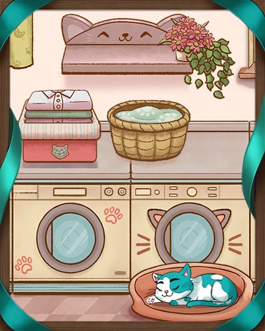 Lucky Cat Bingo Laundry Badge