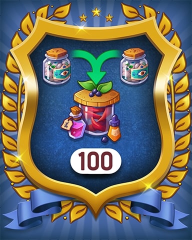 Merge Academy Magic Spices 100 Badge
