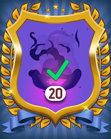 Merge Academy Complete 20 Tasks Badge