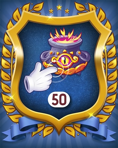 Merge Academy Magic Tome 50 Badge