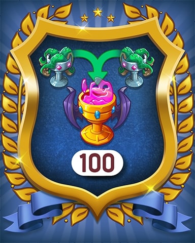 Merge Academy Magic Cup 100 Badge