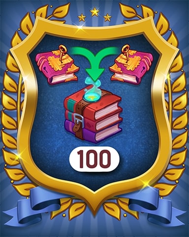 Merge Academy Spellbooks 100 Badge