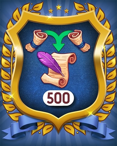 Merge Academy Magic Scrolls 500 Badge