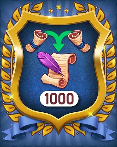 Merge Academy Magic Scrolls 1000 Badge