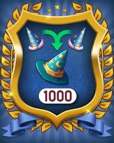 Merge Academy Wizard Hats 1000 Badge