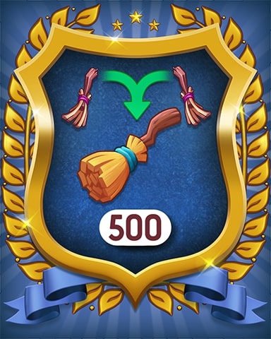 Merge Academy Broomsticks 500 Badge