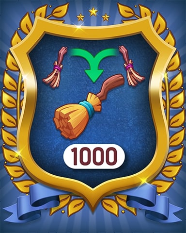 Merge Academy Broomsticks 1000 Badge